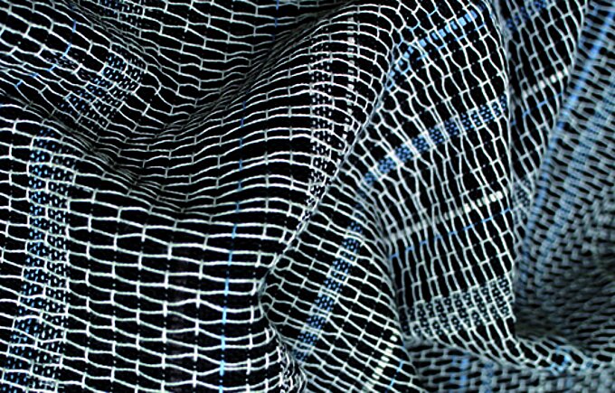 cotton stripes Gestaltung experimenteller Gewebe aus Biobaumwolle in Kooperation mit der Maasberg GmbH.