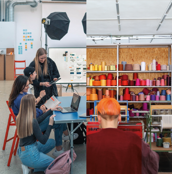 Foto aus den Studiengängen KD und TD am Campus Münchberg