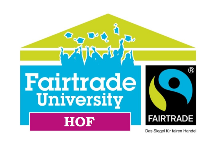 Logo der Fairtrade University Hof