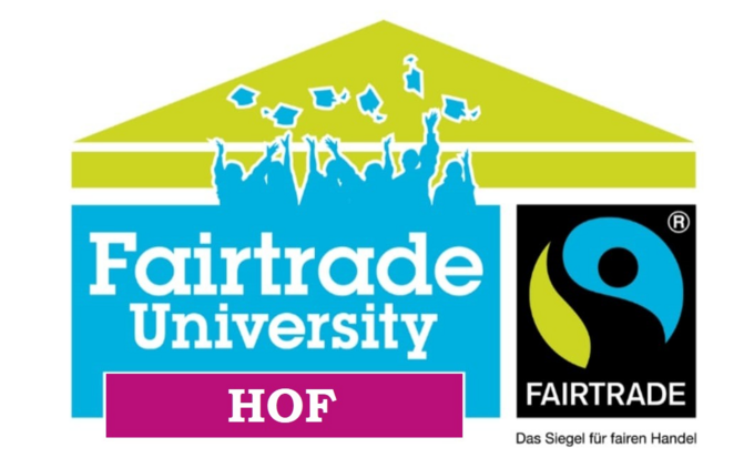 Logo Fairtrade University Hof