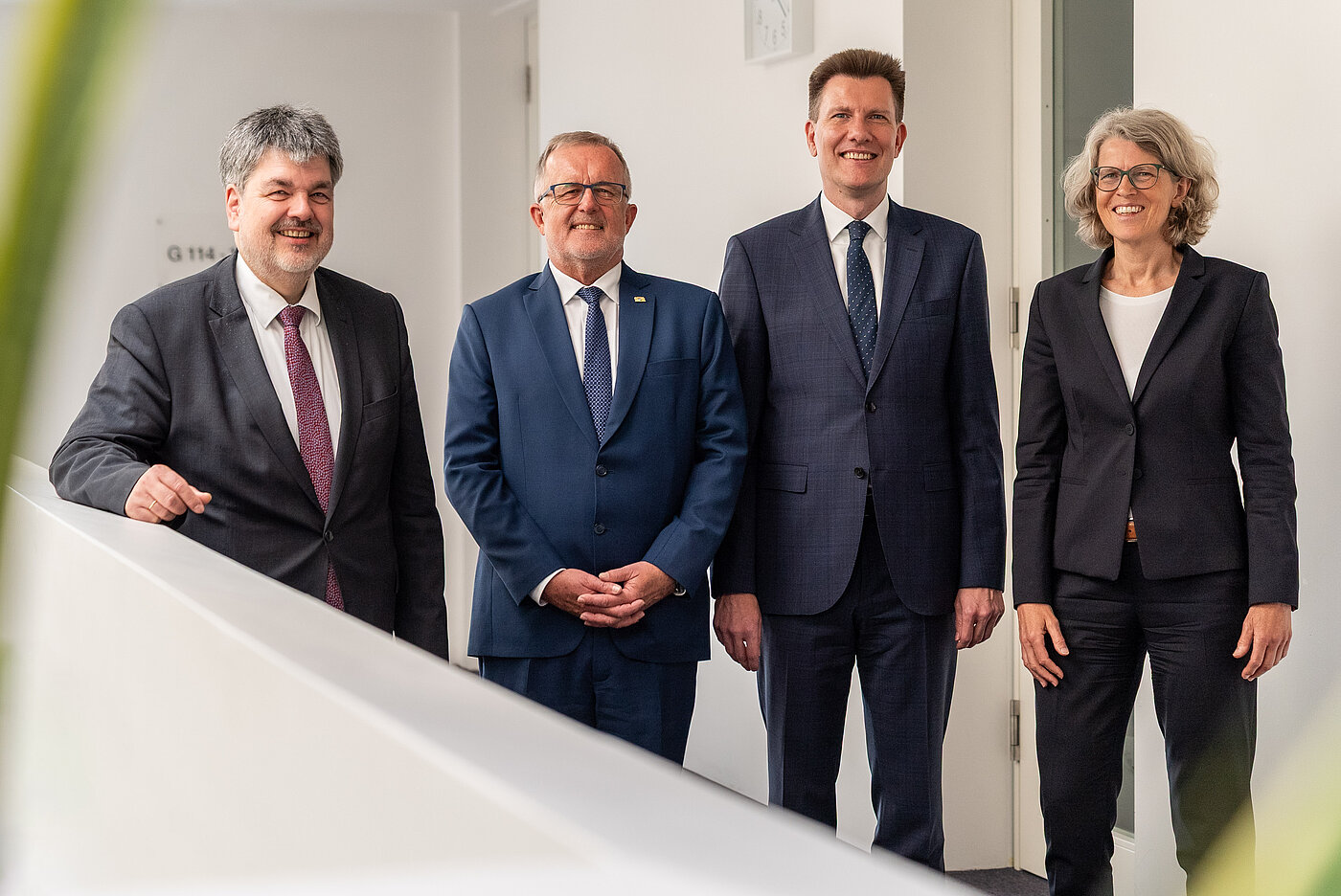 Hochschulleitung mit allen Mitgliedern im Jahr 2026