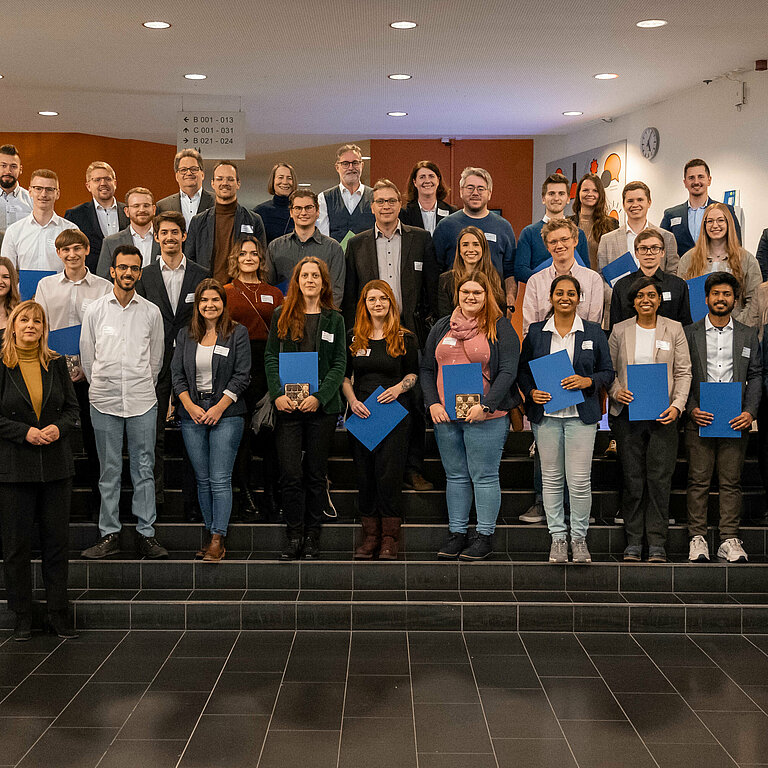 Die Empfängerinnen und Empfänger des Deutschlandstipendiums. 