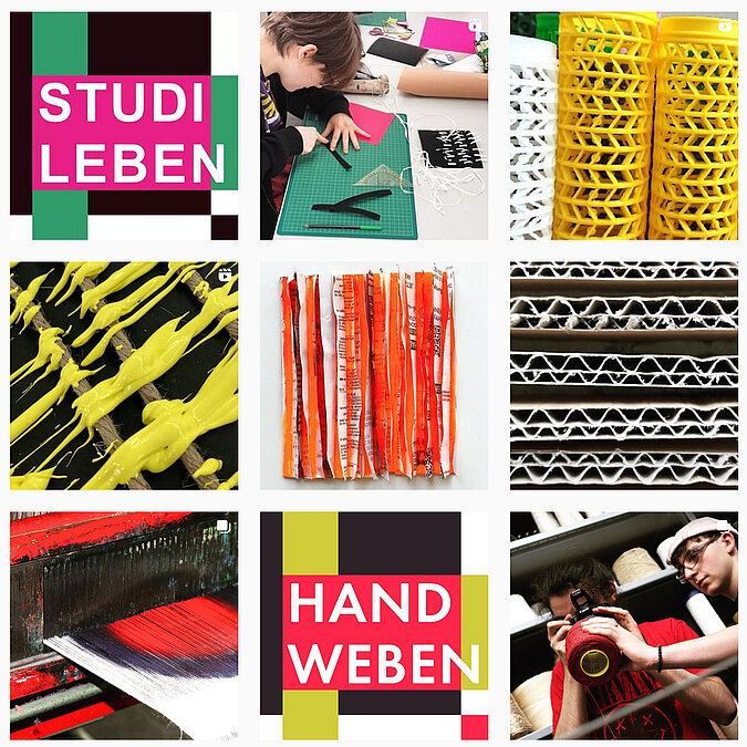 Teaserbild Textildesign Instagram Kanal